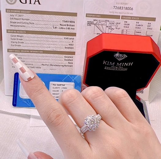 Kim Minh - Nhẫn Nữ KC - KM0004