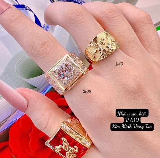 Kim Minh - Nhẫn nam 61 - KM0014