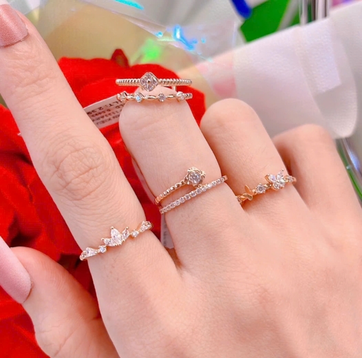 Kim Minh - Nhẫn nữ 75VH - KM0018