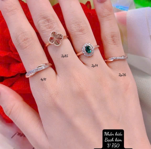 Kim Minh - Nhẫn nữ 75 - KM0008